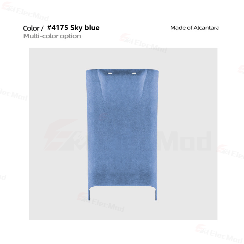 ElecMod Alcantara Rear Anti-kick Trim Cover For Tesla Model 3 Highland