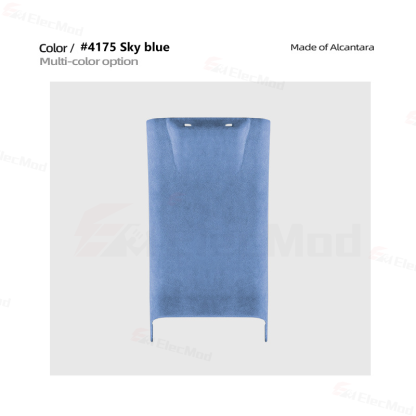 ElecMod Alcantara Rear Anti-kick Trim Cover For Tesla Model 3 Highland