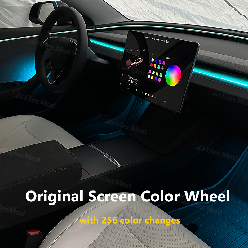 Dynamic Active RGB Ambient Lighting Upgrade Kit For Model 3 Highland