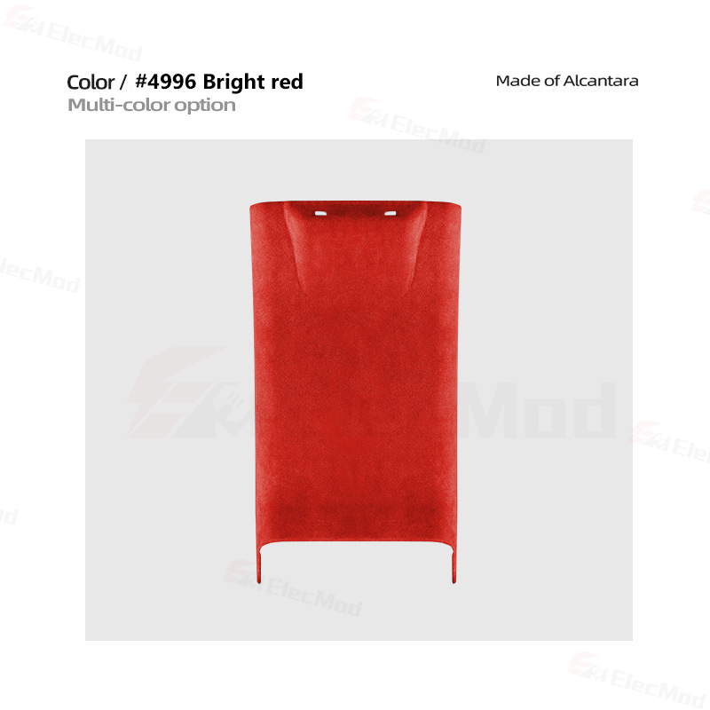ElecMod Alcantara Rear Anti-kick Trim Cover For Tesla Model 3 Highland