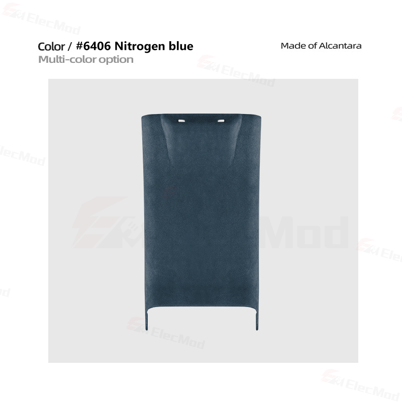 ElecMod Alcantara Rear Anti-kick Trim Cover For Tesla Model 3 Highland