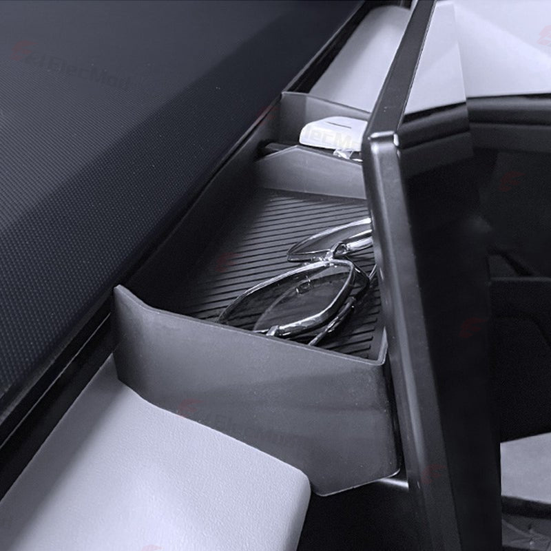  ElecMod Storage Box Behind Navigation Screen For Tesla Cybertruck