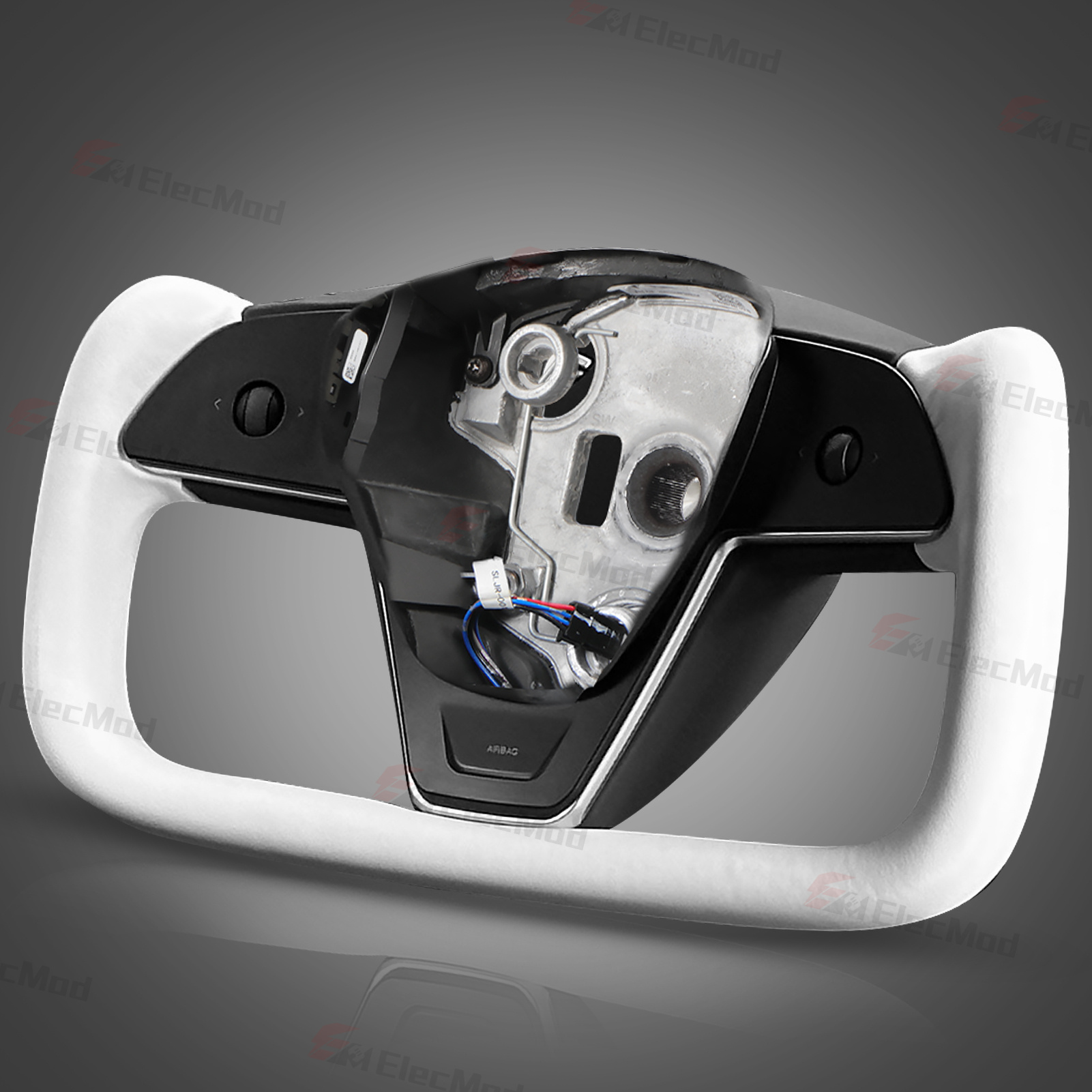 ElecMod Yoke Steering Wheel For Tesla Model 3/Y - Inspired By Tesla Model S/X