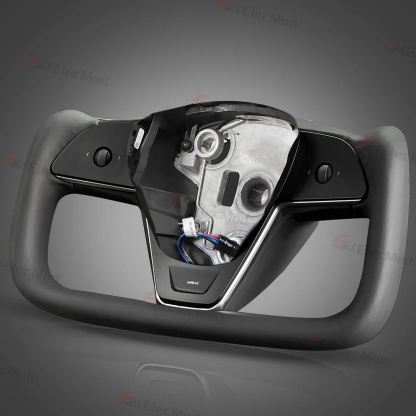 ElecMod Yoke Steering Wheel For Tesla Model 3/Y - Inspired By Tesla Model S/X
