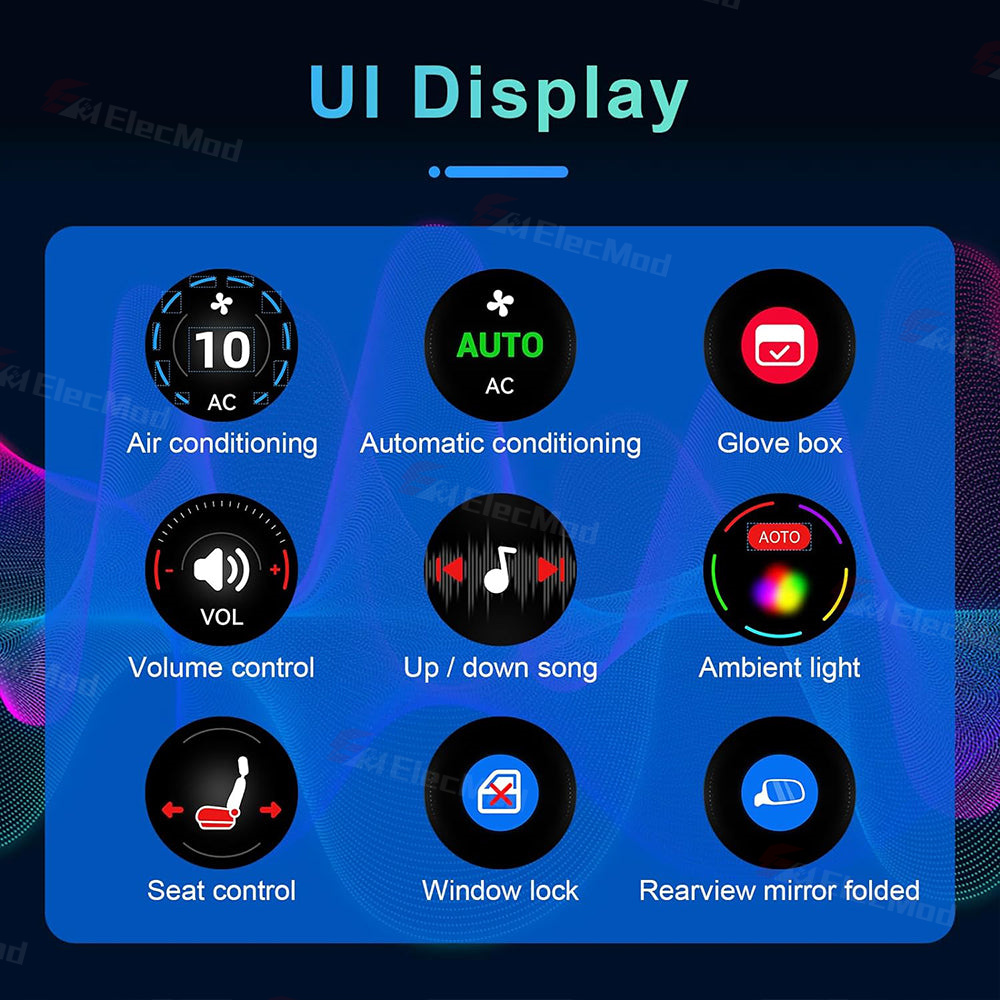 ElecMod Intelligent  Button & Knob Control Docking Station For Model 3/Y 2021+