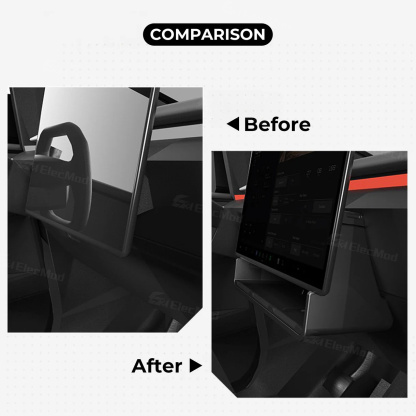 ElecMod Tesla Under Central Control Screen Storage Box Organizer For Tesla Cybertruck