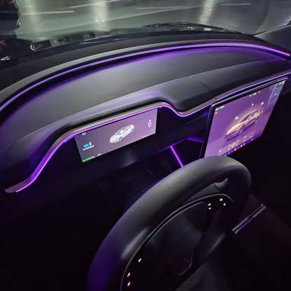 ElecMod F89 8.9-Inch CarPlay Instrument Cluster with Ambient Lighting For Model 3 Highland