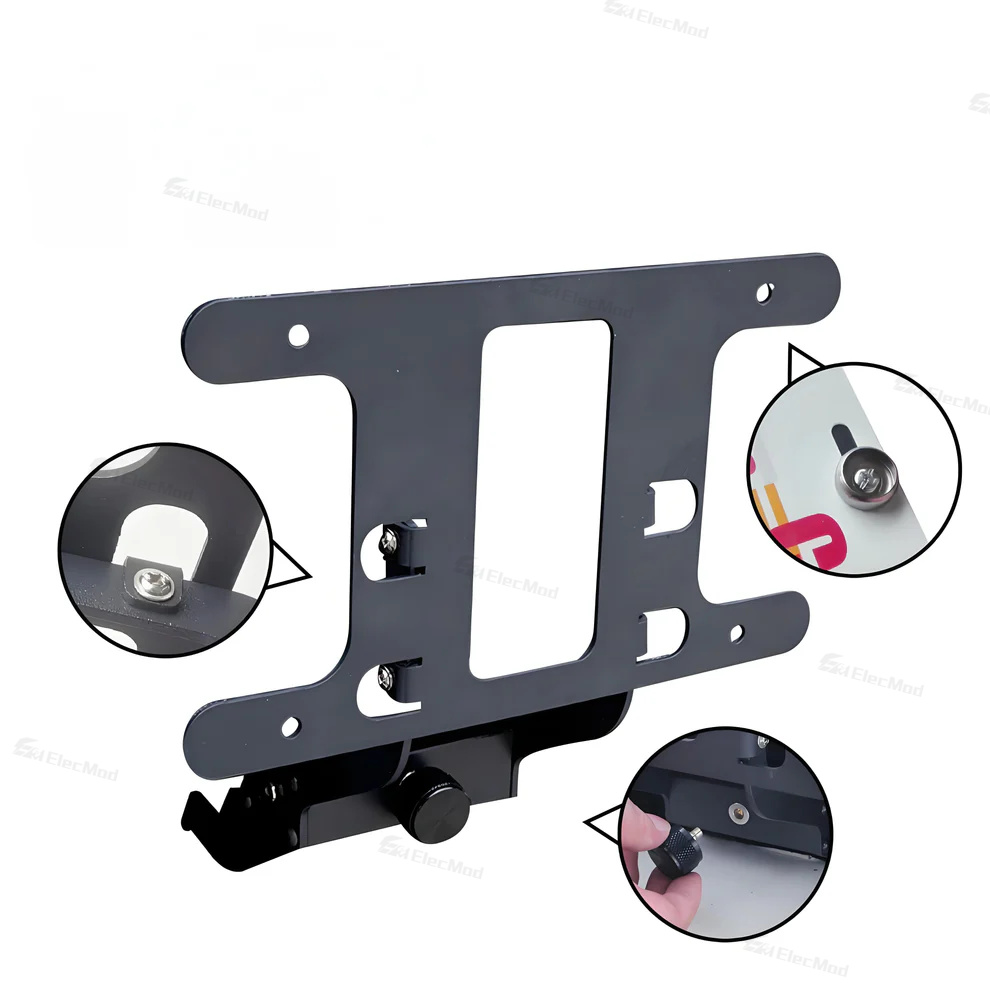 ElecMod Tesla Lockable Front License Holder Plate Frame for Tesla Model 3/Y (US Standard)
