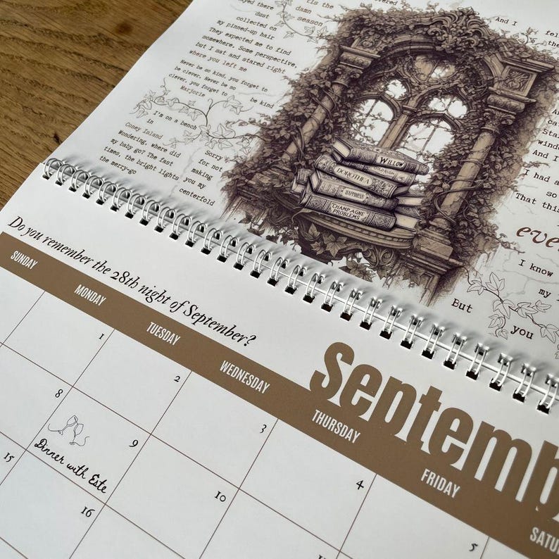 Swiftie Showgirl Era 2026 Lyric Calendar