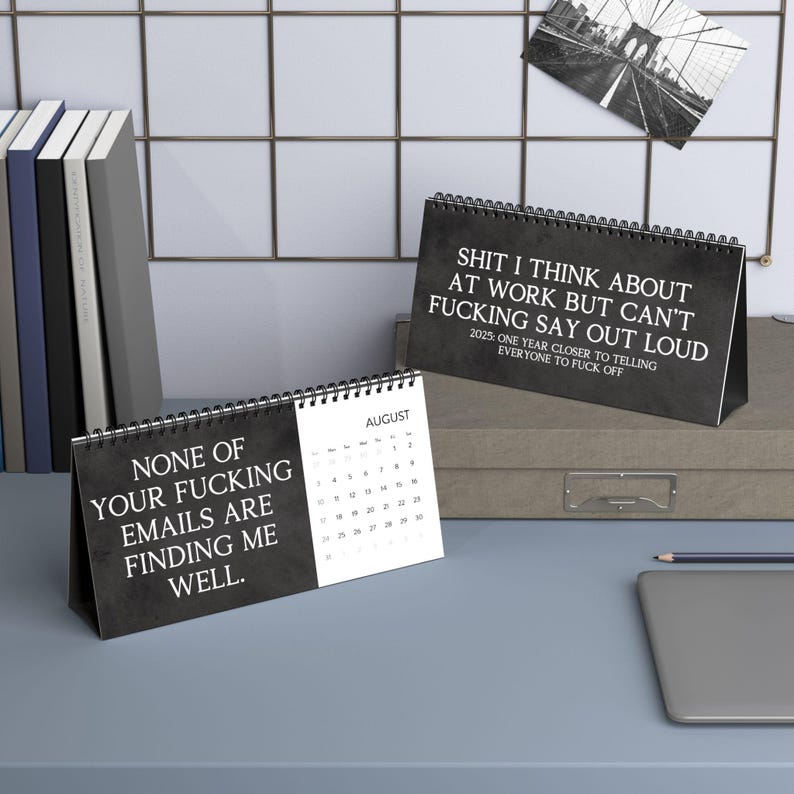 2025 Funny Desk Calendar