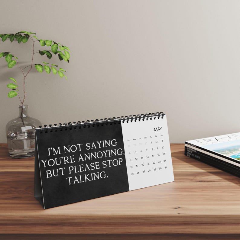 2025 Funny Desk Calendar