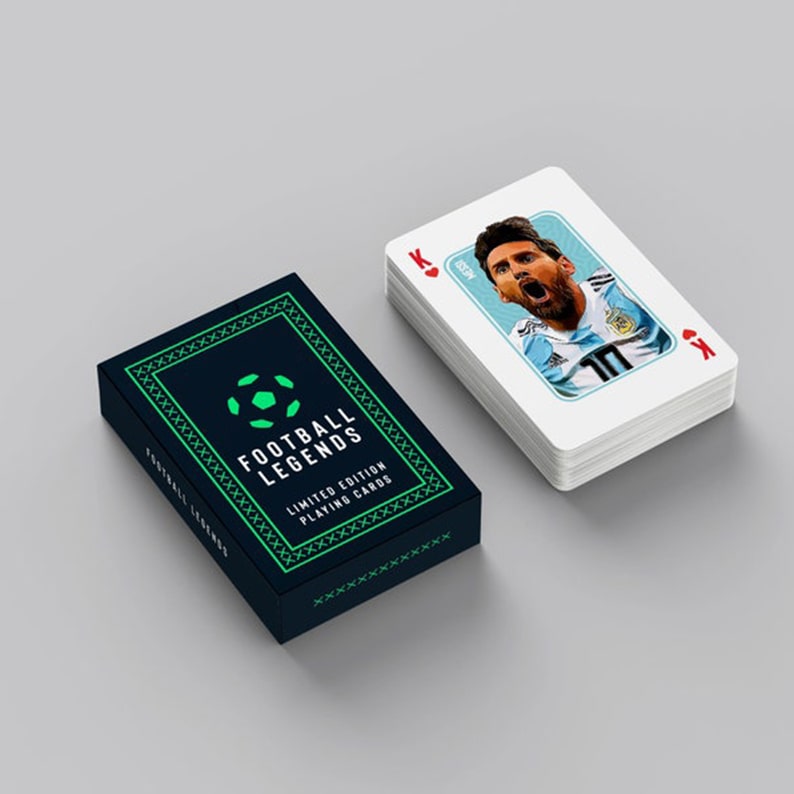 Football Legends Players Poker Playing Cards
