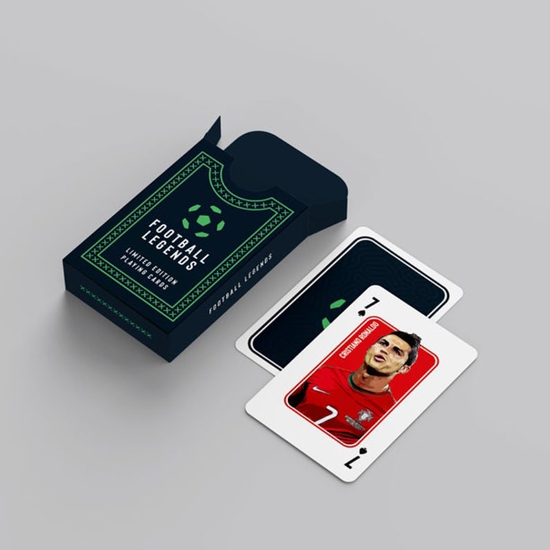 Football Legends Players Poker Playing Cards