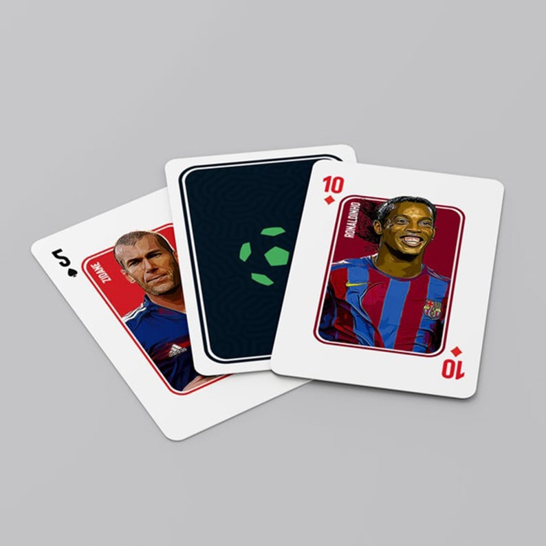 Football Legends Players Poker Playing Cards
