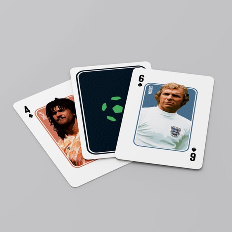 Football Legends Players Poker Playing Cards