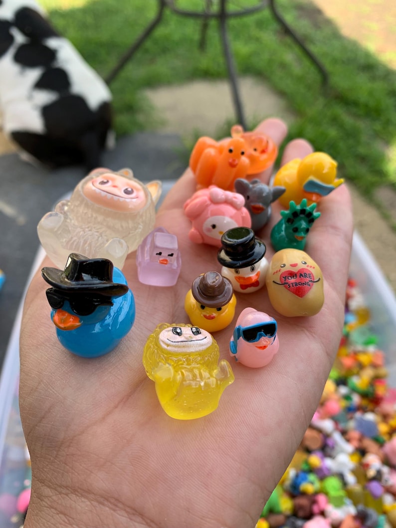 Mini Kawaii Trinkets in a Cute Carry Pouch
