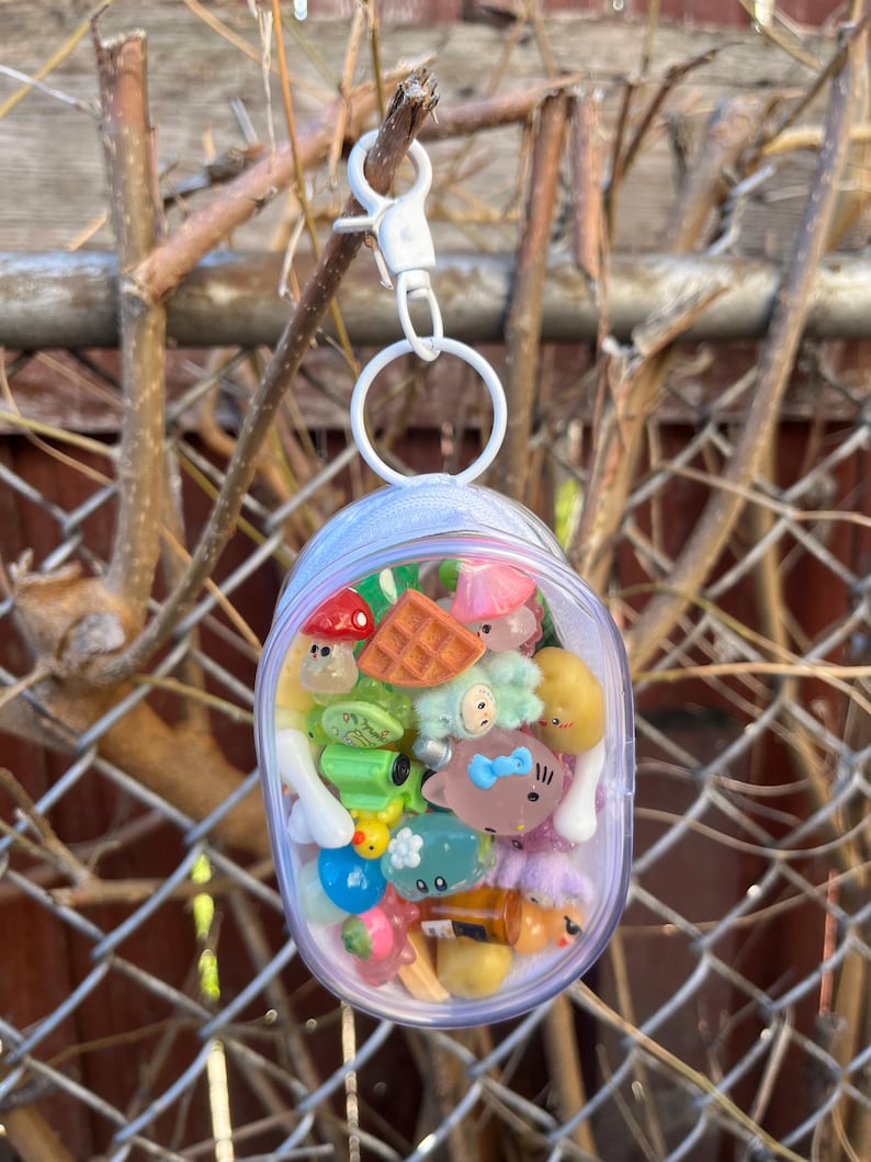 Mini Kawaii Trinkets in a Cute Carry Pouch