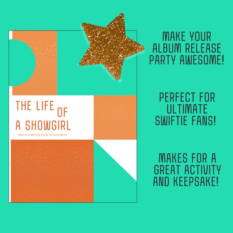 The Life of a Showgirl Album Listening Party Booklet