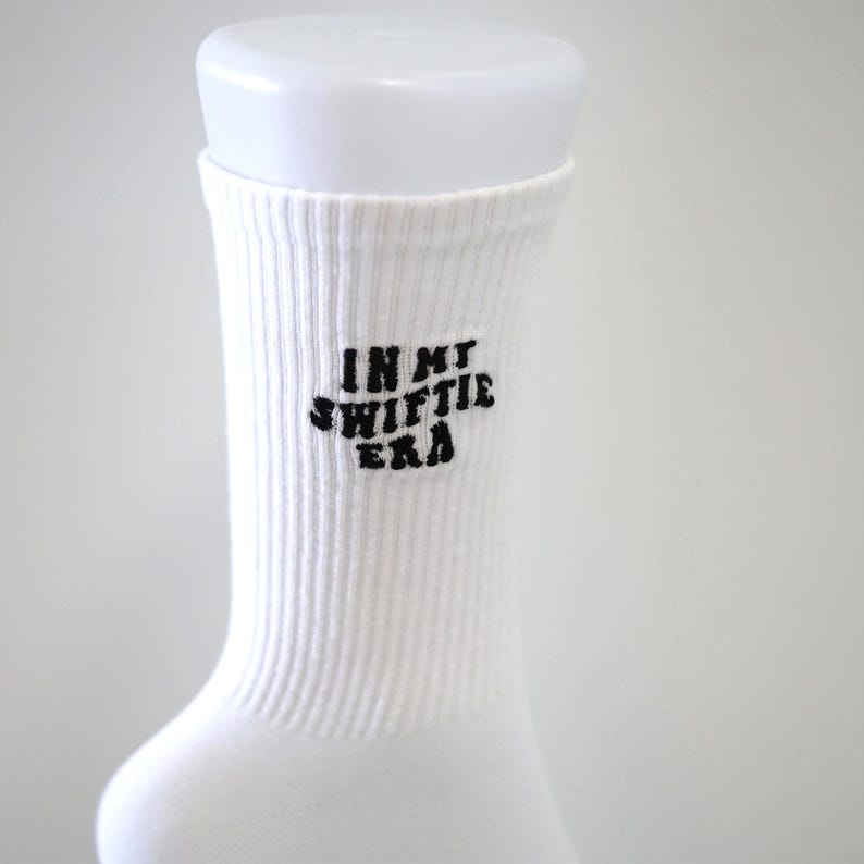 Swiftie Embroidery Socks