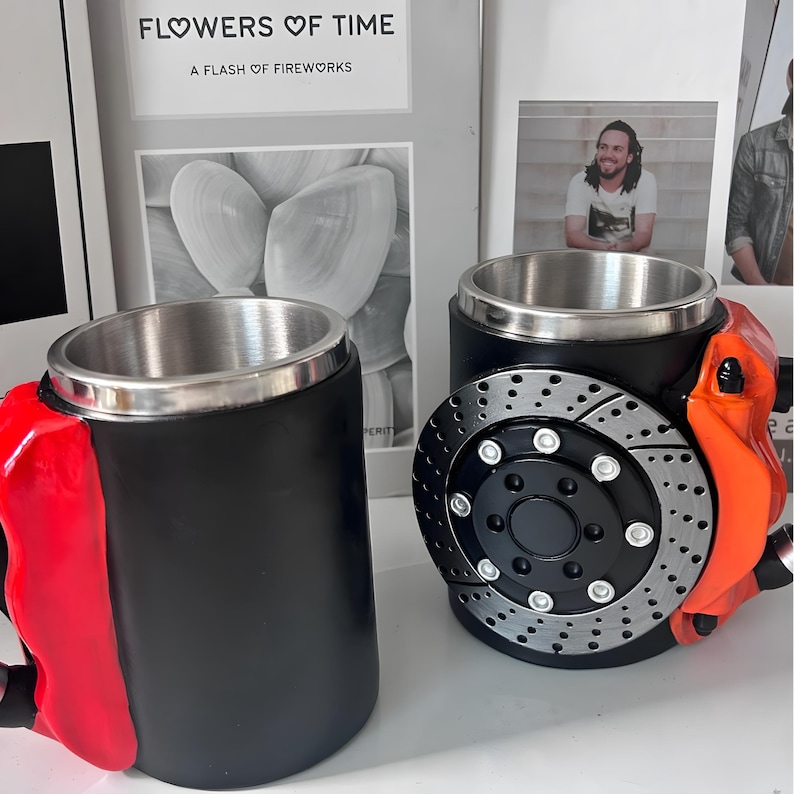 3D Painted Car Caliper Novelty Mug