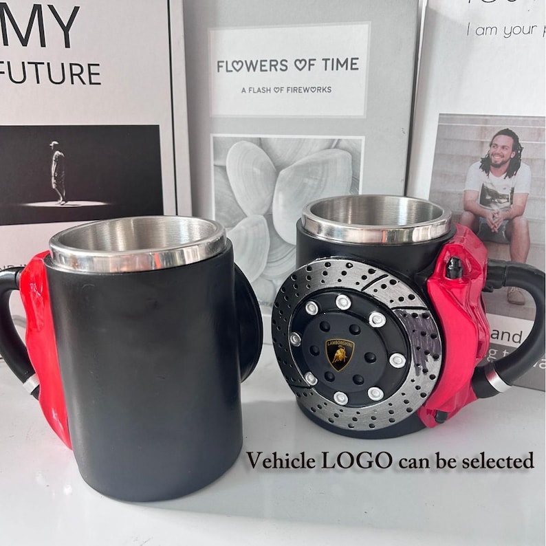 3D Painted Car Caliper Novelty Mug