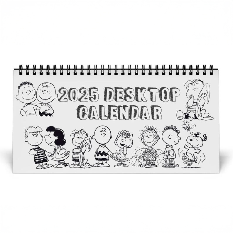 2025 Snoopy & Woodstock Desk Calendar