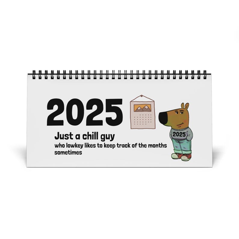 2025 Chill Guy Meme Calendar