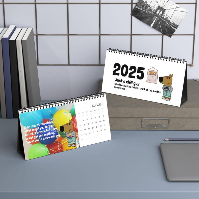 2025 Chill Guy Meme Calendar