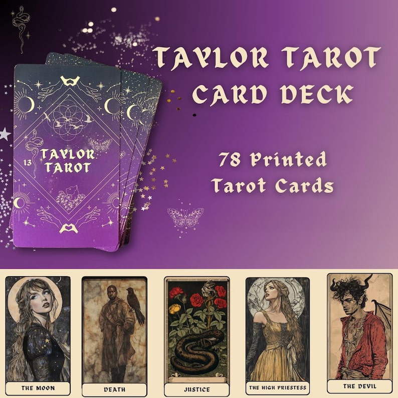 Taylor Swift Tarot Card Deck (78 Cards)