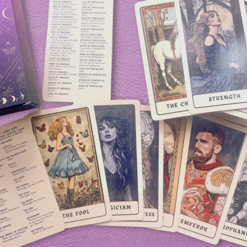 Taylor Swift Tarot Card Deck (78 Cards)