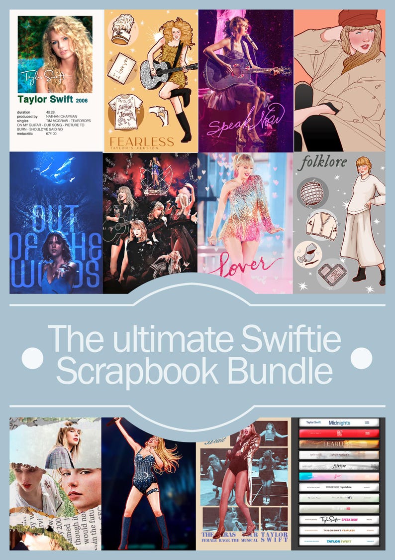 The Ultimate Swiftie Scrapbook Bundle | Cards, Calendars and More