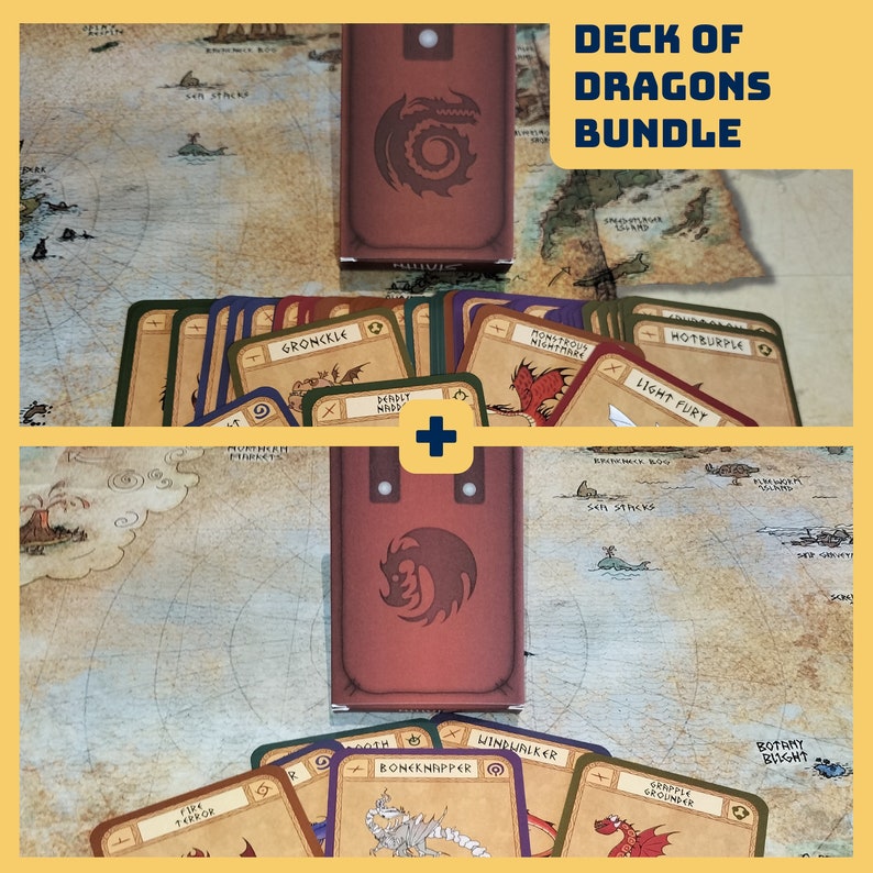 HTTYD Deck of Dragons (All Dragons Collectible Card Set from How to Train Your Dragon)