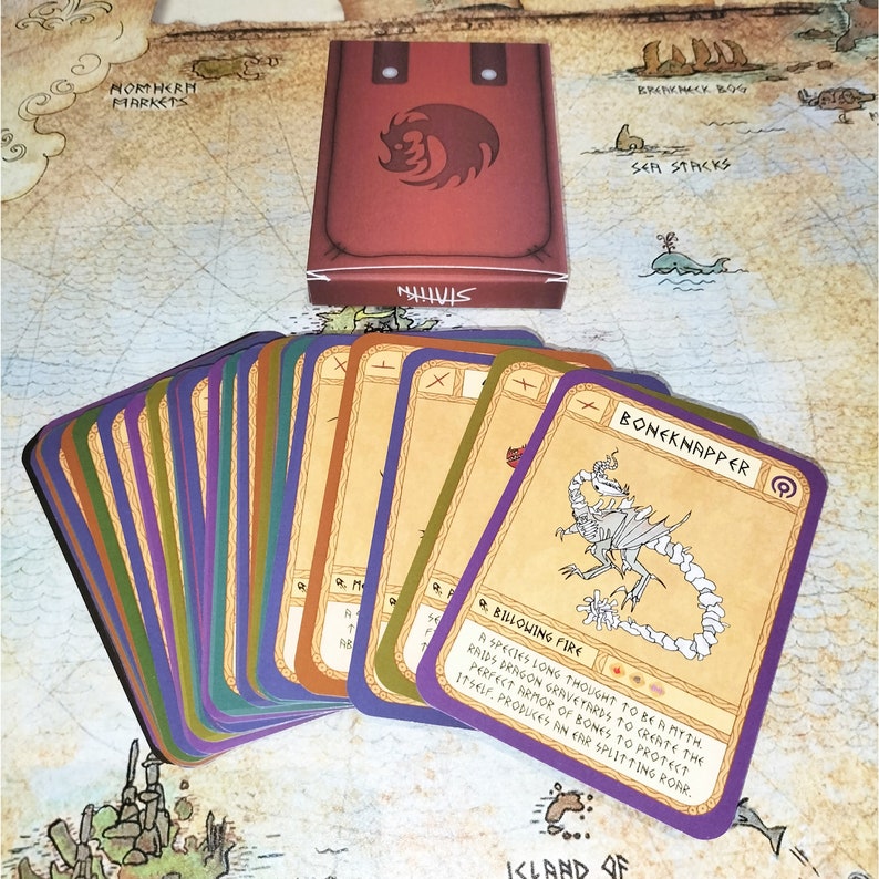 HTTYD Deck of Dragons (All Dragons Collectible Card Set from How to Train Your Dragon)