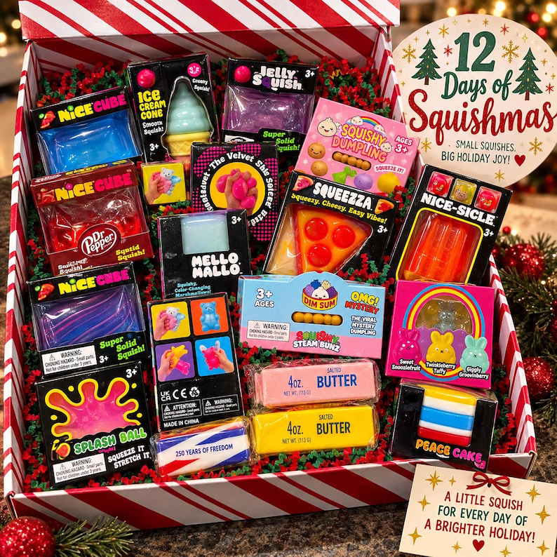 12 Days of Squishmas Advent Calendar