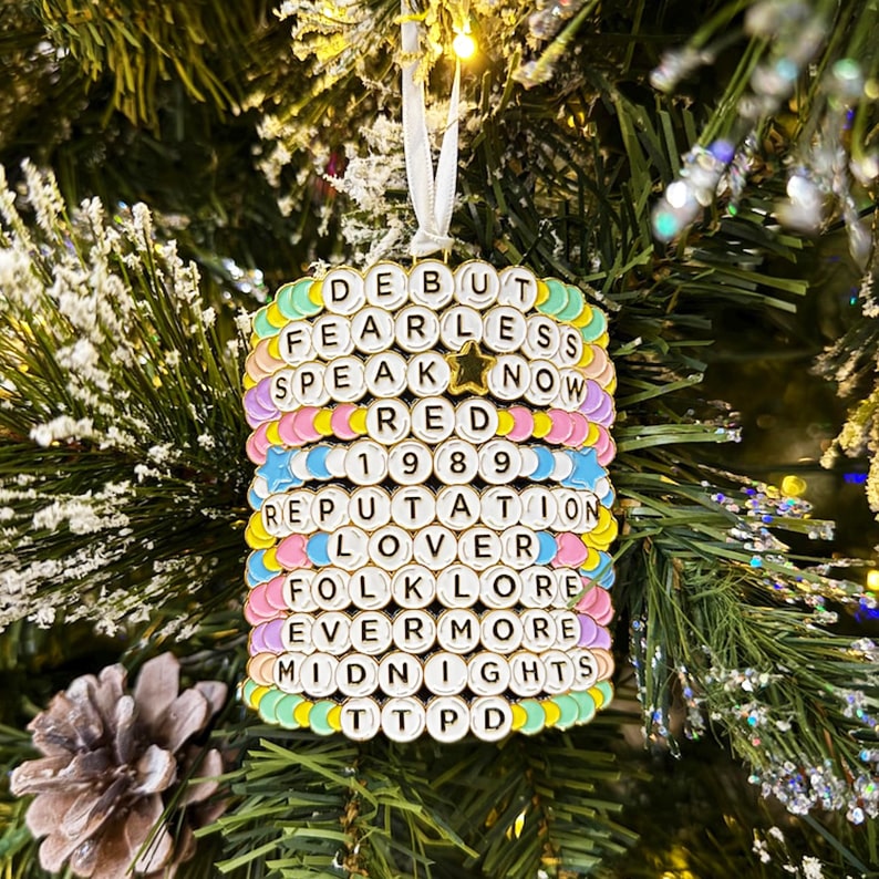 Taylor Inspired Double Layered Tree Ornament