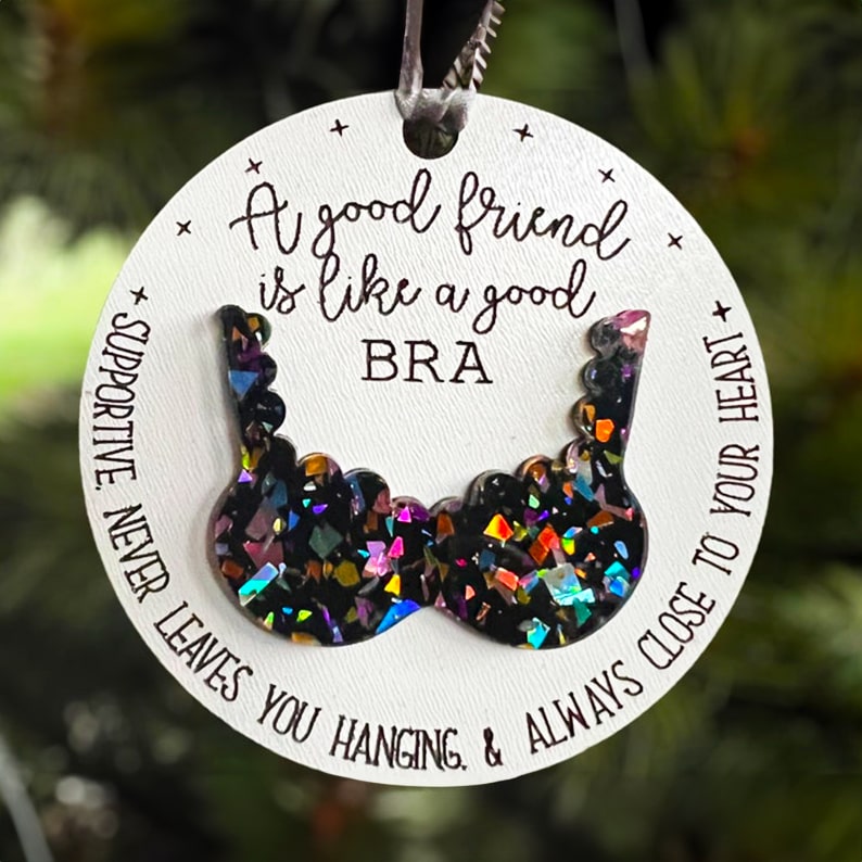 Funny Friendship Christmas Ornament