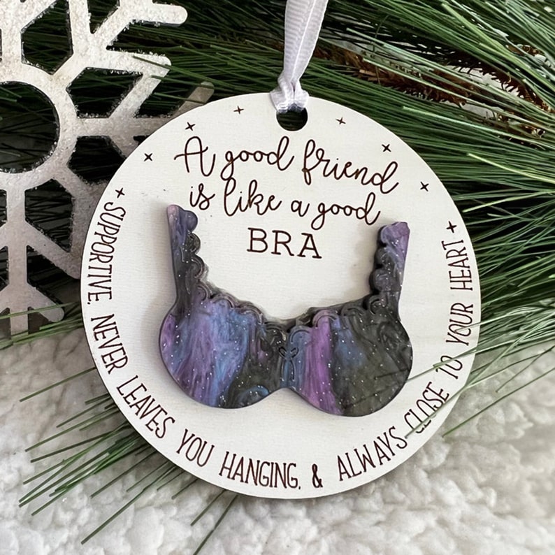 Funny Friendship Christmas Ornament