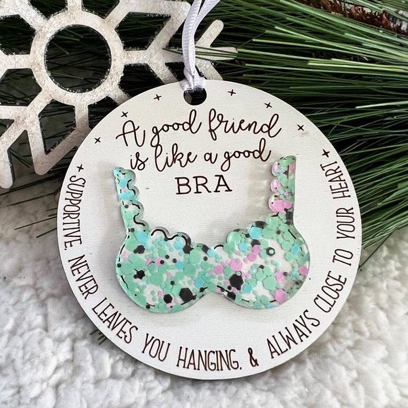 Funny Friendship Christmas Ornament