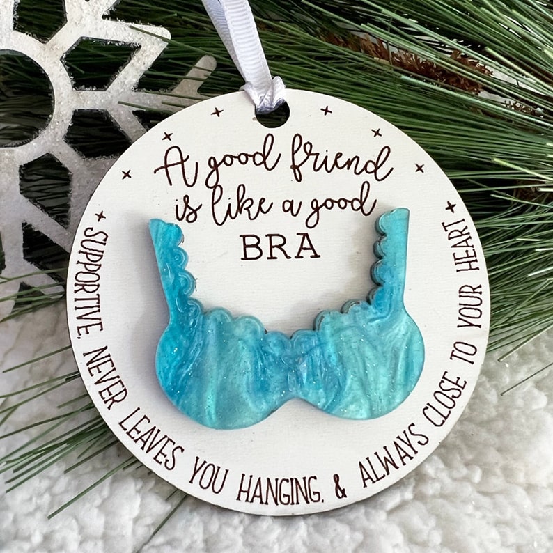 Funny Friendship Christmas Ornament