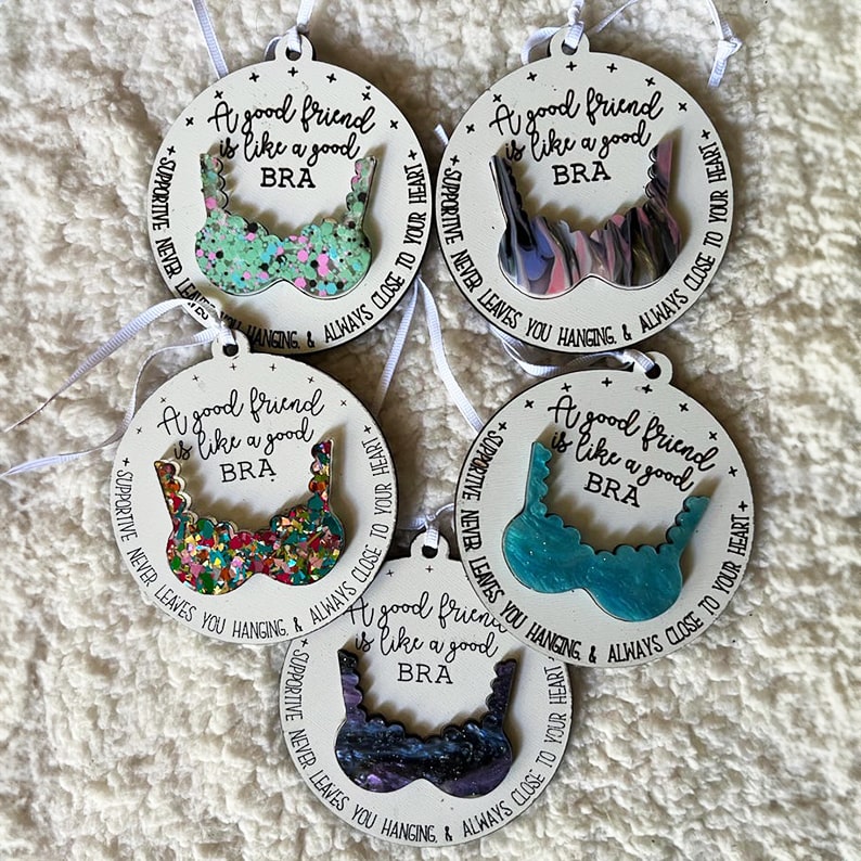Funny Friendship Christmas Ornament