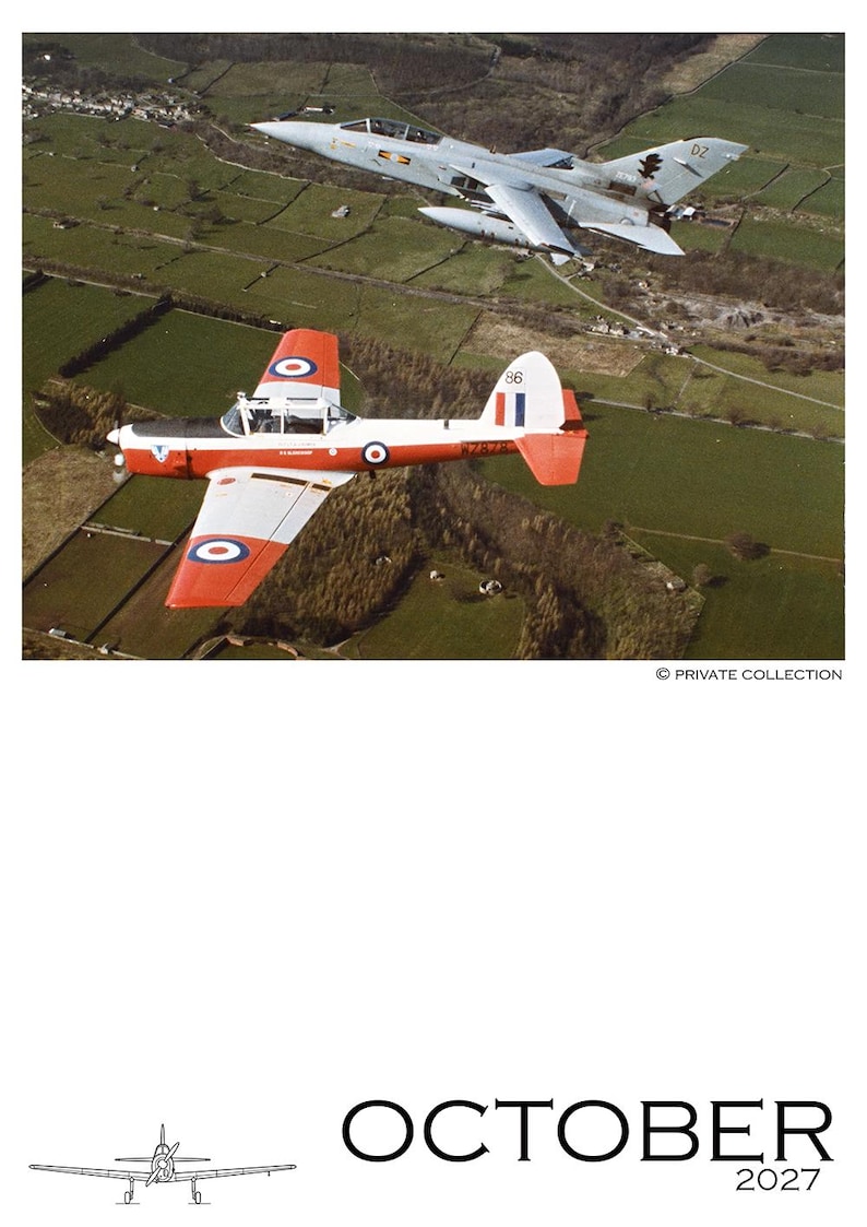 DHC-1 Chipmunk Calendar 2027