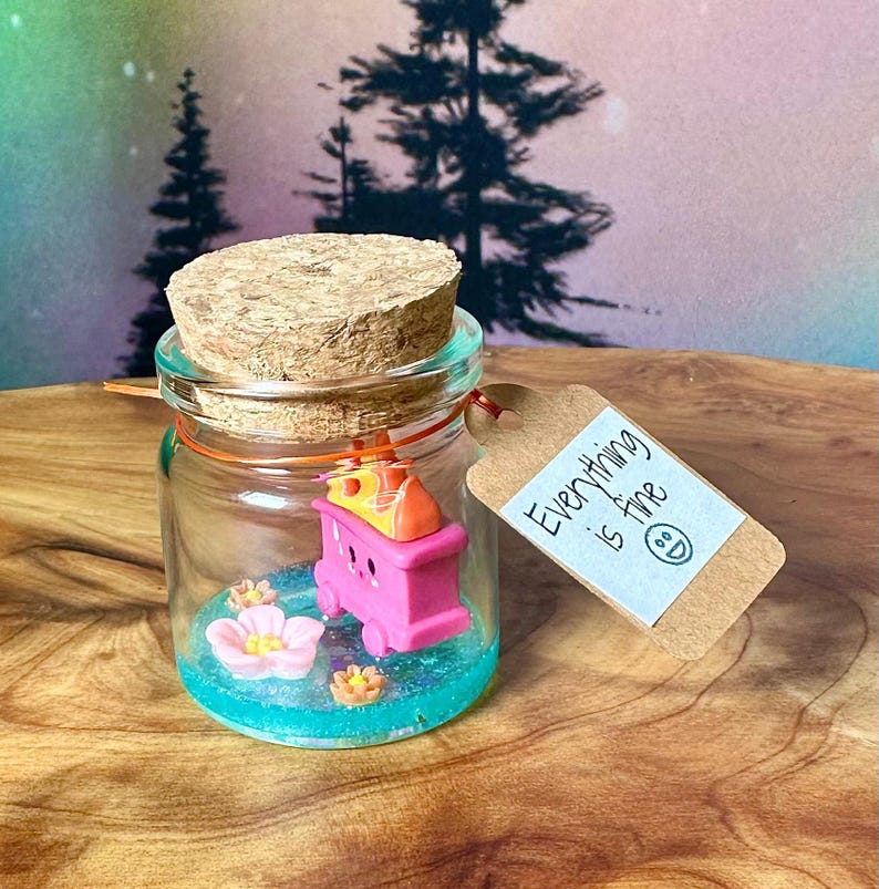 Mini Dumpster Fire Desk Buddies Gag Office Gift