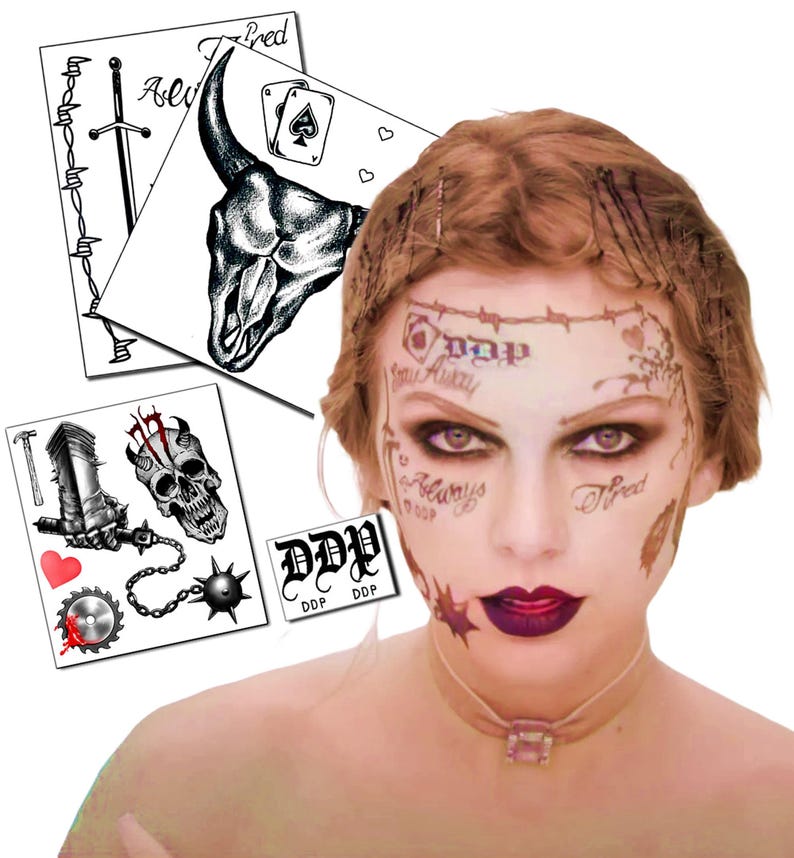 Taylor Malone Temporary Tattoo Pack