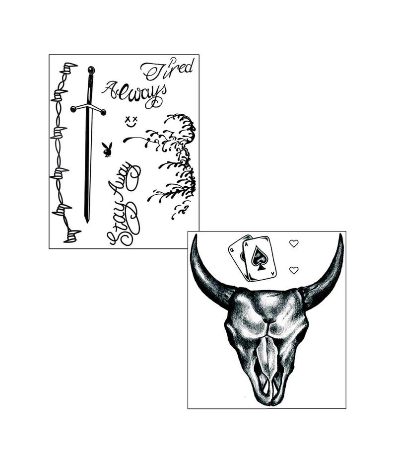 Taylor Malone Temporary Tattoo Pack