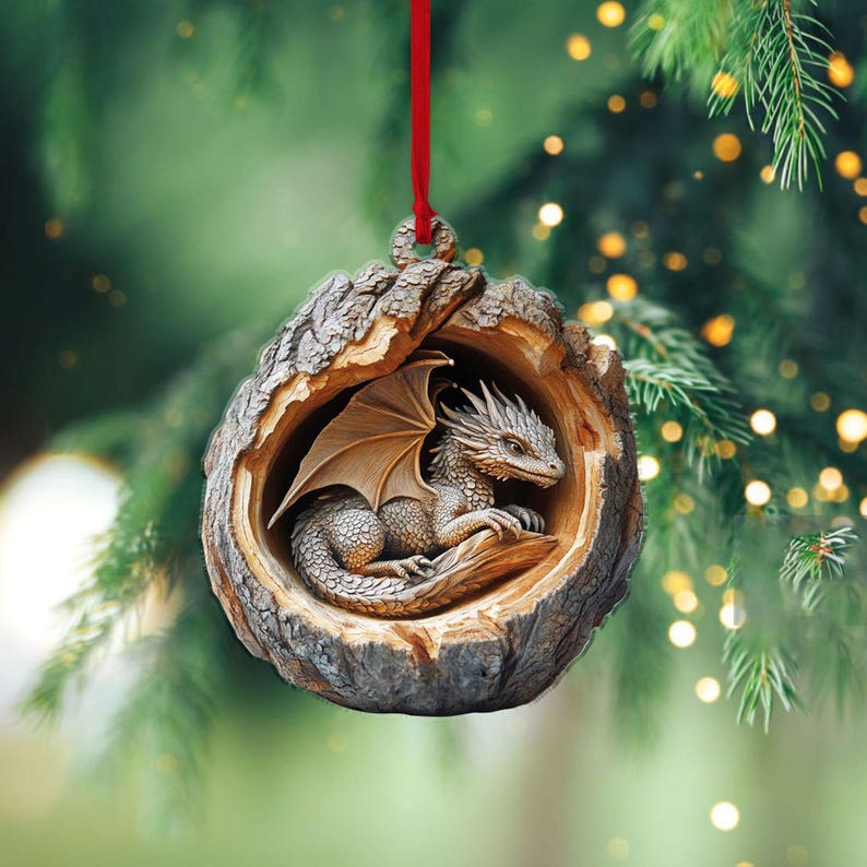Dragon Ornament for DND Lovers