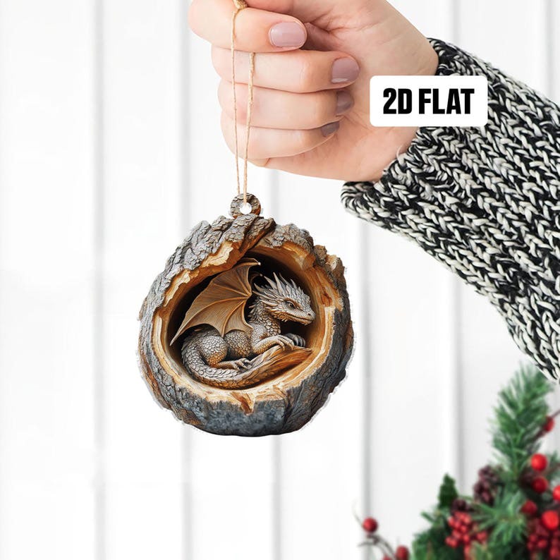 Dragon Ornament for DND Lovers