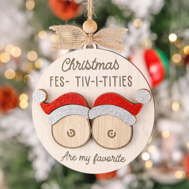 Funny Adult Christmas Ornament