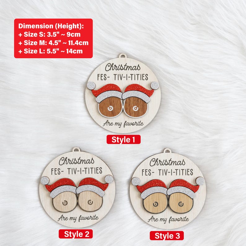 Funny Adult Christmas Ornament