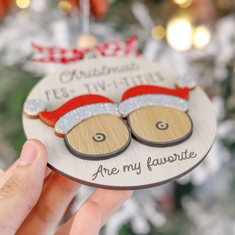 Funny Adult Christmas Ornament