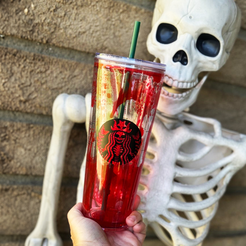 lood Drip Halloween Tumbler